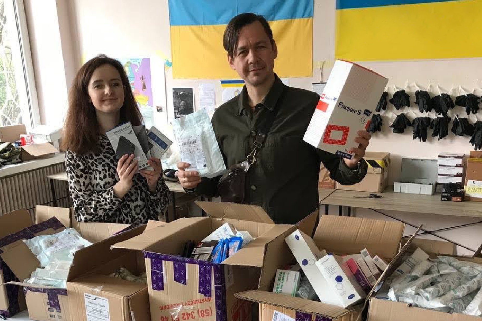 Ukraine office processing supplies