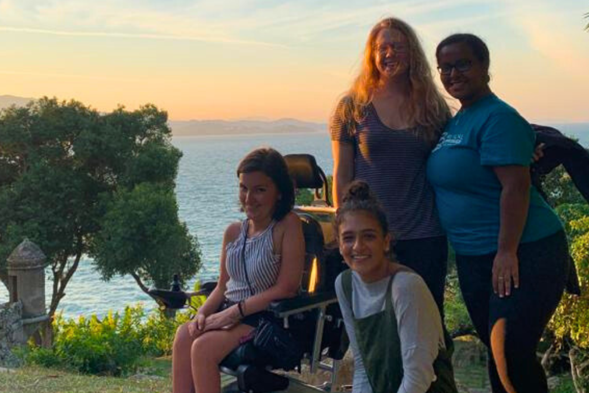 CLS Student in Brazil with group