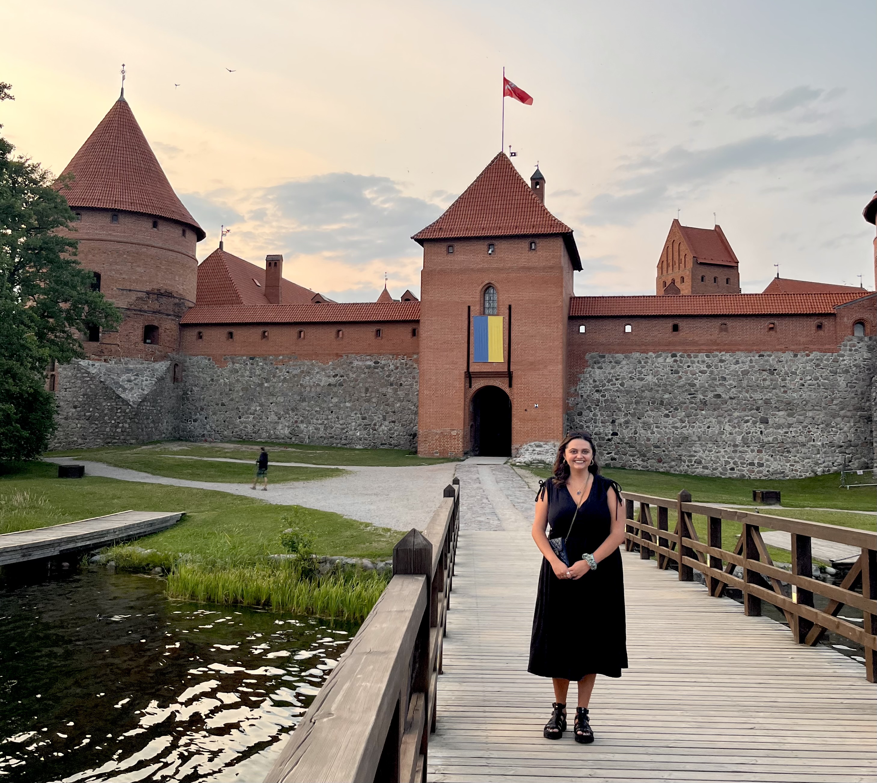 Joslyn at Trakai Castle