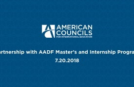 American Councils announces its partnership with the Albanian-American Development Fund's Master's and Internship Program (MIP)