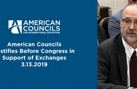 David Patton testifies before Congress on behalf of exchanges