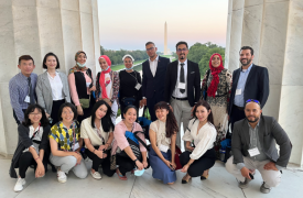 TCLP Teachers at the Lincoln Memorial