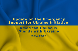 Update on the Emergency Support for Ukraine Initiative