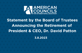 Statement from Board on Retirement 