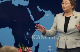Former President of Kyrgyzstan Roza Otunbayeva Visits American Councils