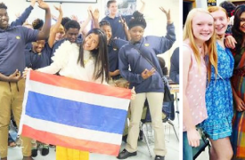More than 875 Youth Exchange and Study (YES) students, hosted in 570 communities in the United States, gave cultural presentations during International Education Week. The group reached nearly 130,000 Americans!