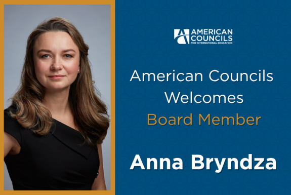 American Councils Welcomes Board Member Anna Bryndza
