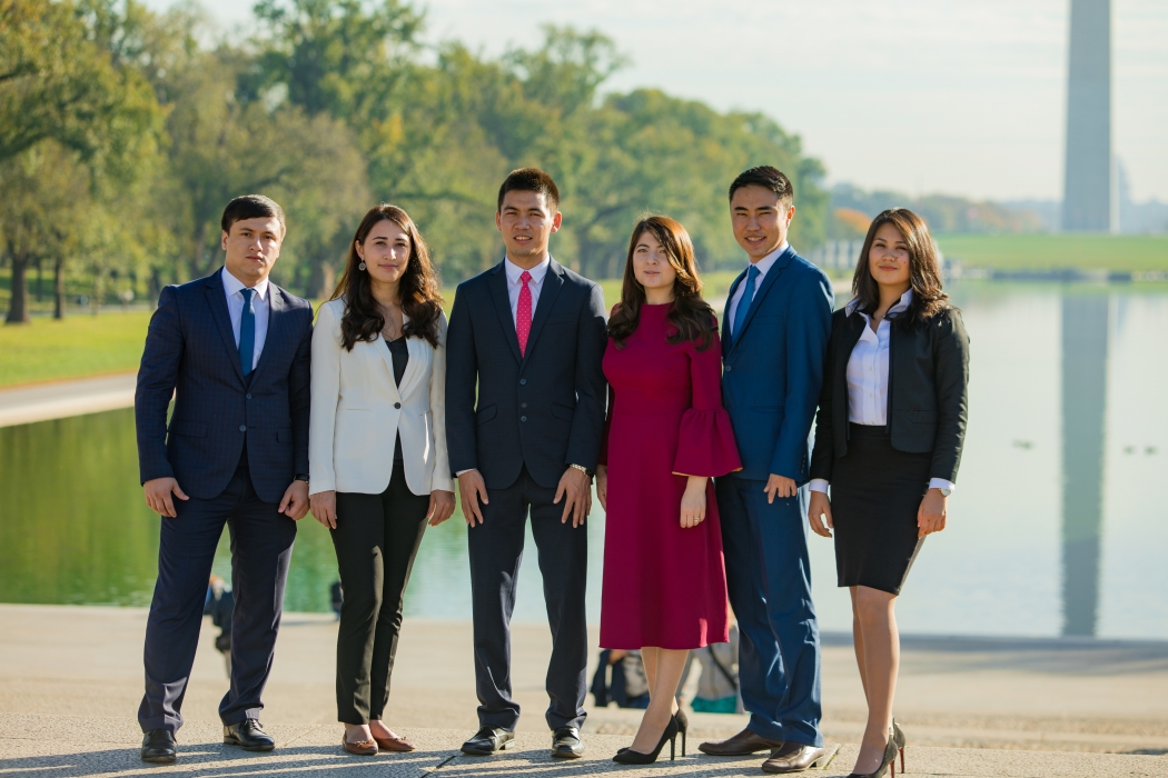 US-CAEF fellows pose for a photo at the US Capitol