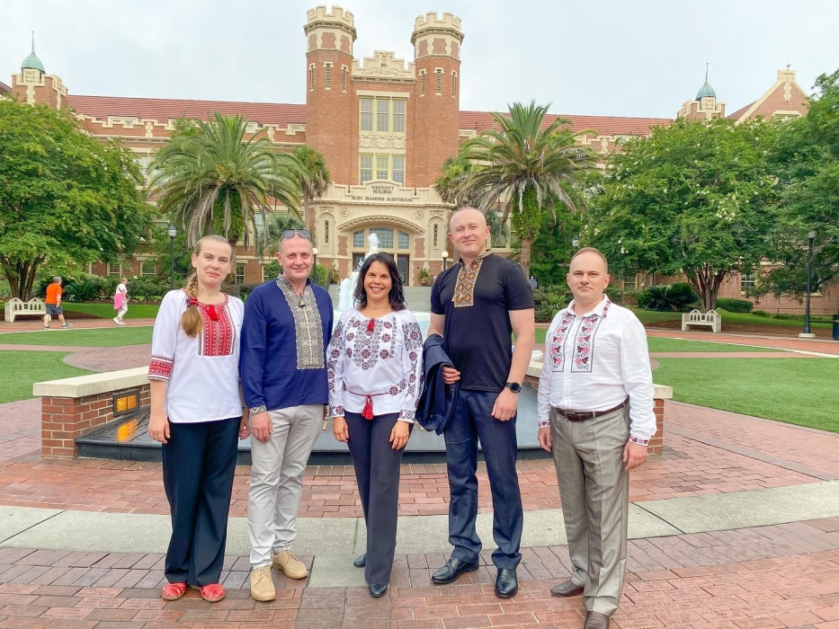 BridgeUSA Ukrainian Fellows at Florida State University