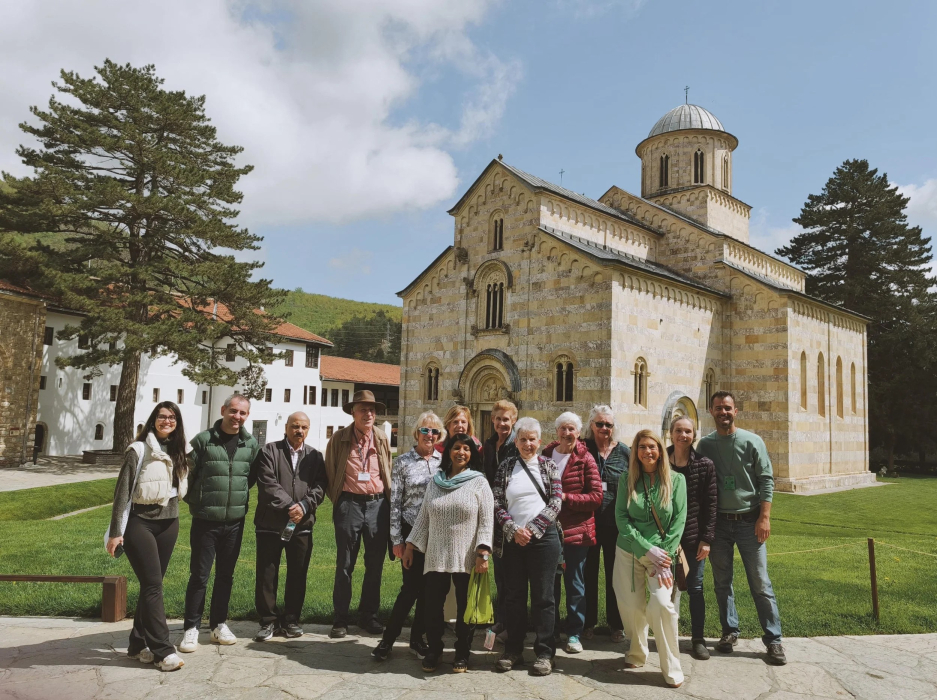 Group at Deçan Monastery