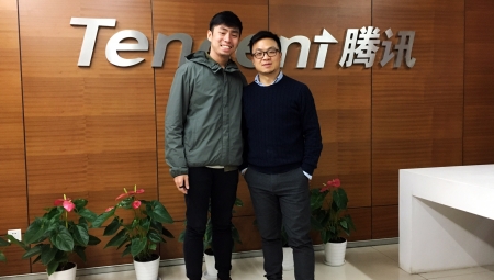 Derek Chuah at Internship with Tencent