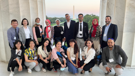 TCLP Teachers at the Lincoln Memorial