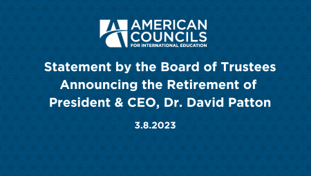 Statement from Board on Retirement 