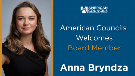 American Councils Welcomes Board Member Anna Bryndza