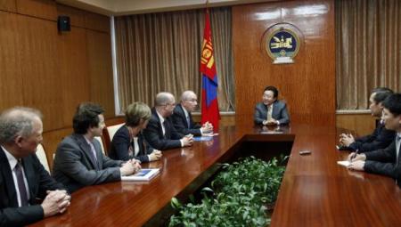 President Tsakhiagiin Elbegdorj Hosts American Councils Delegation in Mongolia
